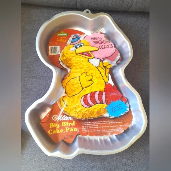 Wilton Kitchen Vintage Wilton Big Bird Cake Pan Sesame Street